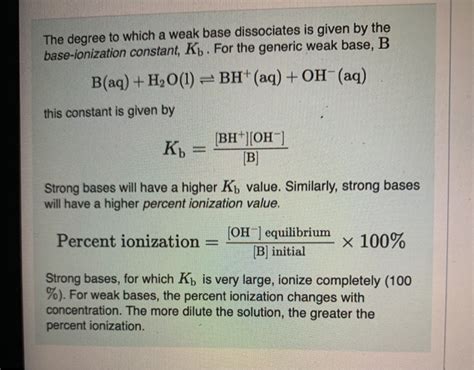 Ammonia, NH3, is a weak base with a Kb value of。